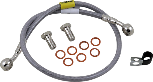GBRAKES Complete Brake Line Kit - Rear - Stainless Steel - KLR650 '08-'18