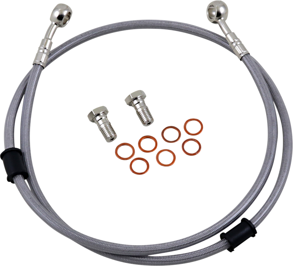 GBRAKES Complete Brake Line Kit - Front - Stainless Steel - XT225 '92-'00