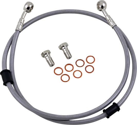 GBRAKES Complete Brake Line Kit - Front - Stainless Steel - XT225 '92-'00