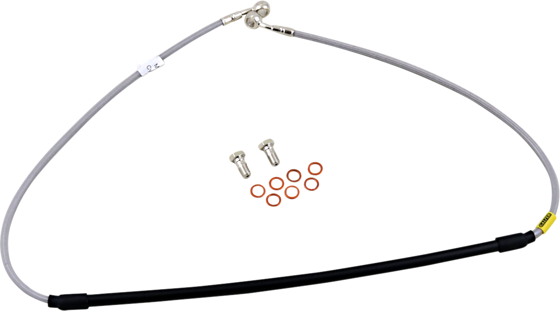 GBRAKES Complete Brake Line Kit - Front - Stainless Steel - CR125R / CR250R '04-'07