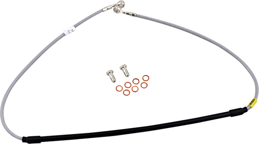 GBRAKES Complete Brake Line Kit - Front - Stainless Steel - CR125R / CR250R '04-'07