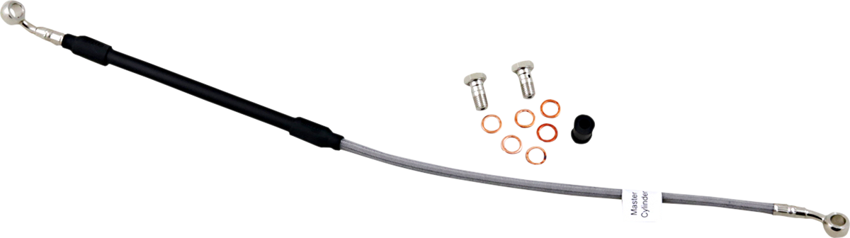 GBRAKES Complete Brake Line Kit - Rear - Stainless Steel - CRF250R / CRF450R '17-'23