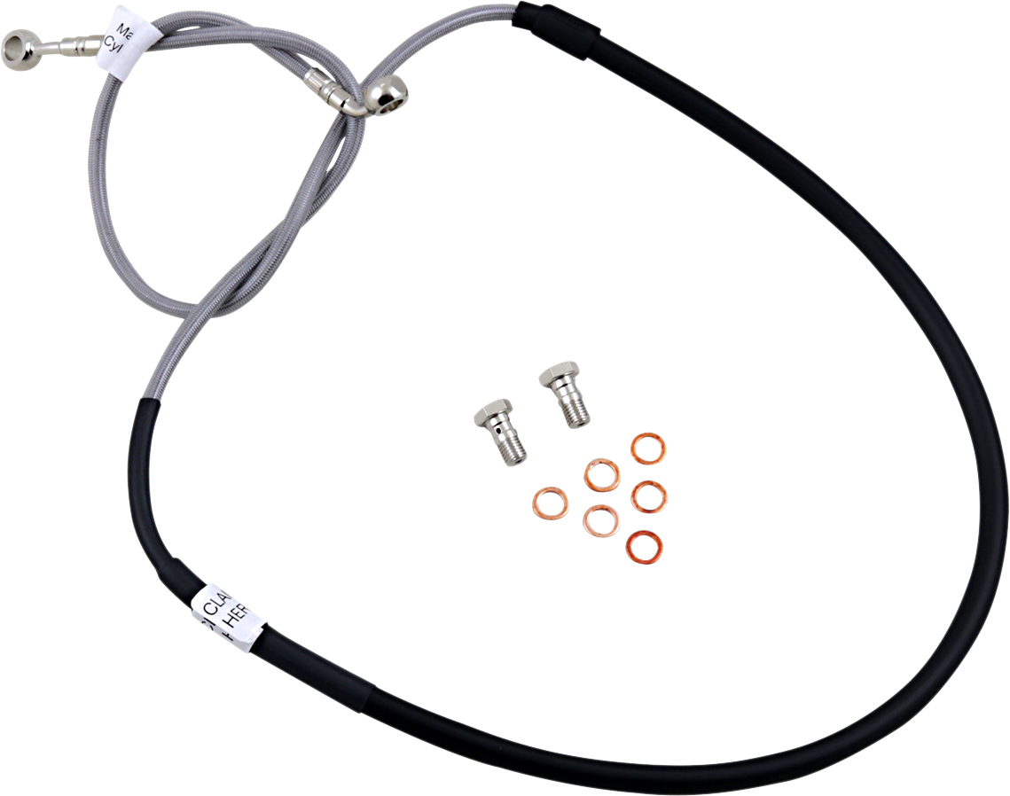 GBRAKES Complete Brake Line Kit - Front - Stainless Steel - CRF450L / CRF450RL '19-'23