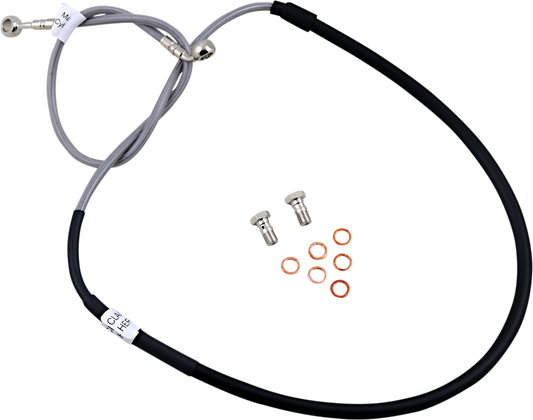 GBRAKES Complete Brake Line Kit - Front - Stainless Steel - CRF450L / CRF450RL '19-'23