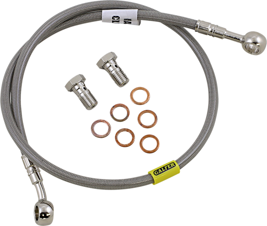 GBRAKES Complete Brake Line Kit - Rear - Stainless Steel - GSX-R1000 '01-'02