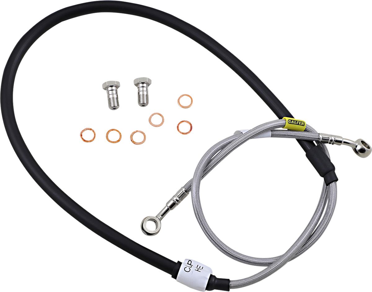 GBRAKES Complete Brake Line Kit - Front - Stainless Steel - CRF250X / CRF450X '04-'18