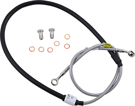 GBRAKES Complete Brake Line Kit - Front - Stainless Steel - CRF250X / CRF450X '04-'18