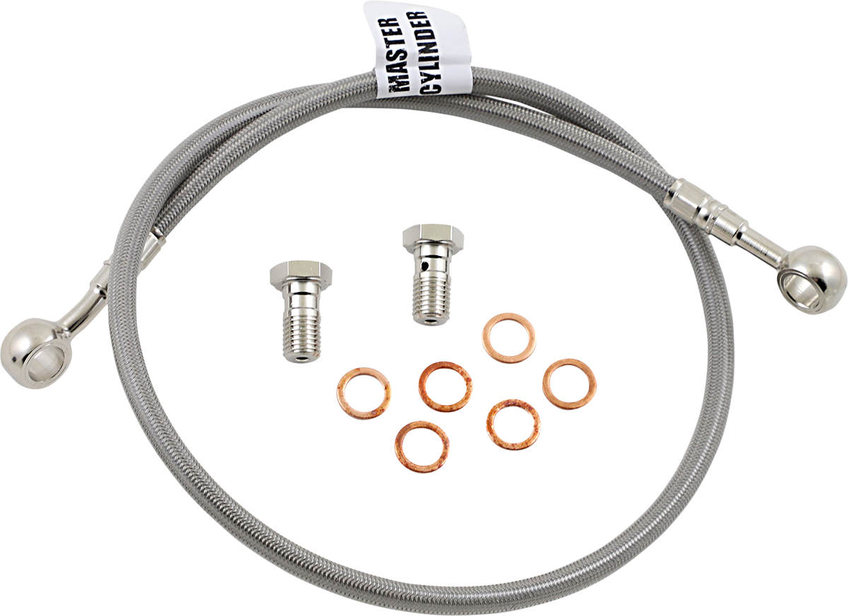 GBRAKES Brake Line - Rear - Stainless Steel - GSX1300R Hayabusa '99-'07