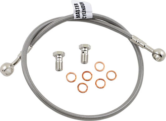 GBRAKES Brake Line - Rear - Stainless Steel - GSX1300R Hayabusa '99-'07