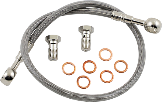 GBRAKES Complete Brake Line Kit - Rear - Stainless Steel SV650 / SV650S '99-'02