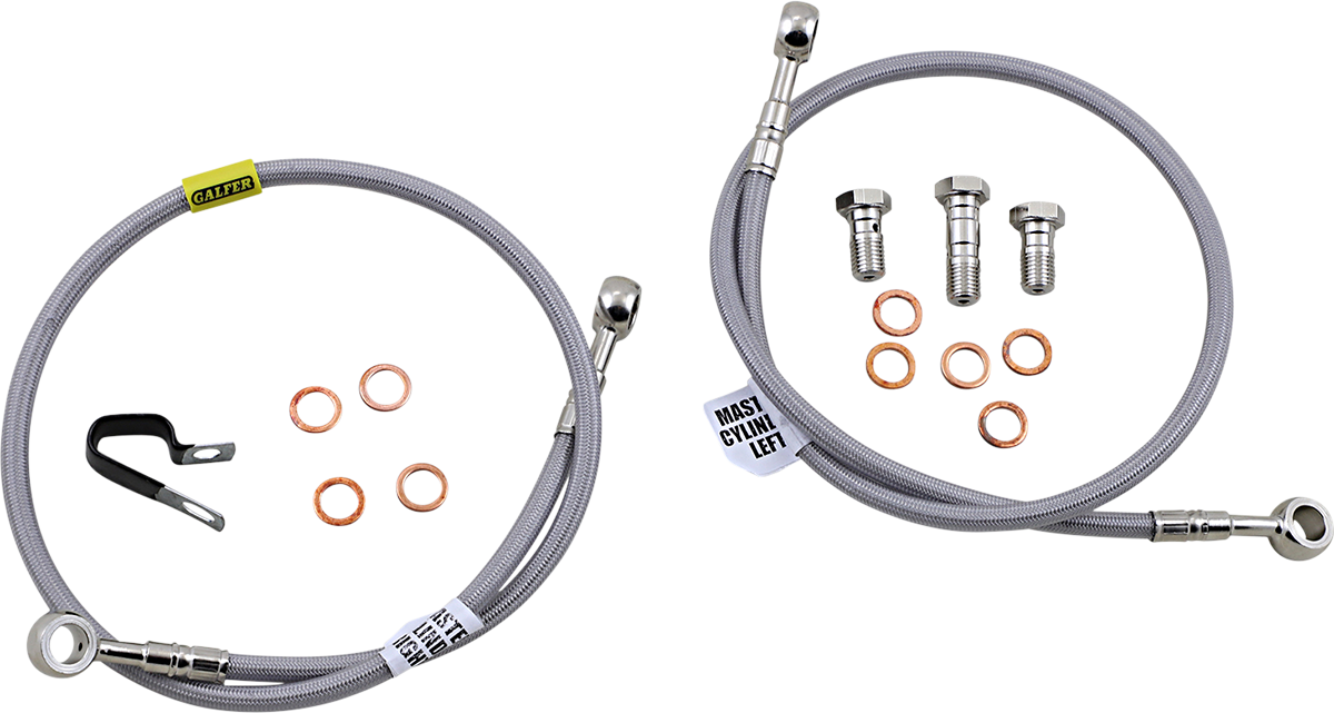 GBRAKES Brake Line - Front - Stainless Steel - GSX1300R Hayabusa '99-'07