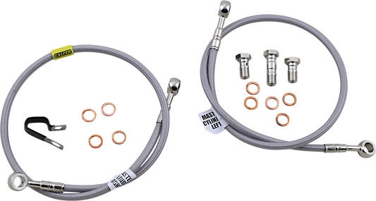 GBRAKES Brake Line - Front - Stainless Steel - GSX1300R Hayabusa '99-'07