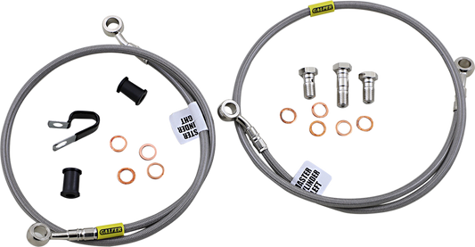 GBRAKES Complete Brake Line Kit - Front - Stainless Steel - ZRX1100 / ZRX1200 '99-'05