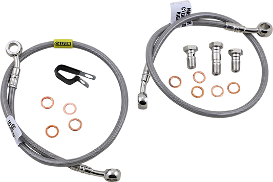 GBRAKES Complete Brake Line Kit - Front - Stainless Steel - RVT1000R RC51 '00-'07