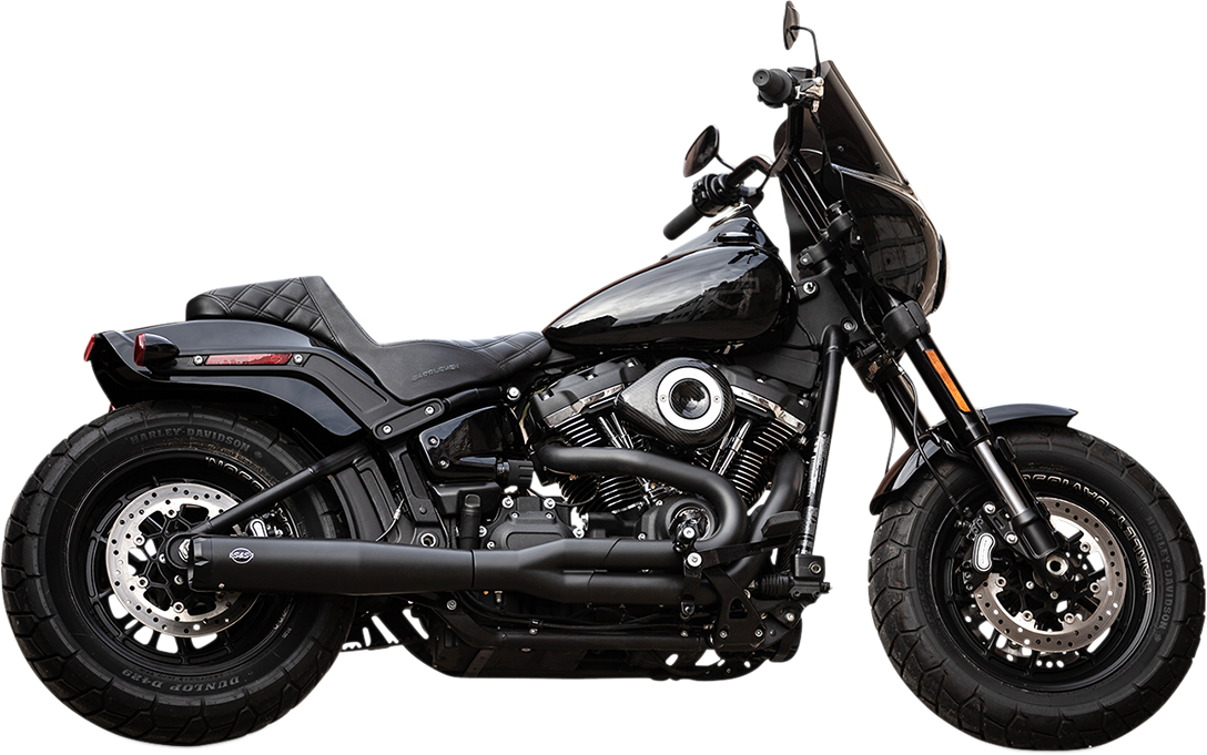 S&S CYCLE Exhaust - 2:1 - Black
