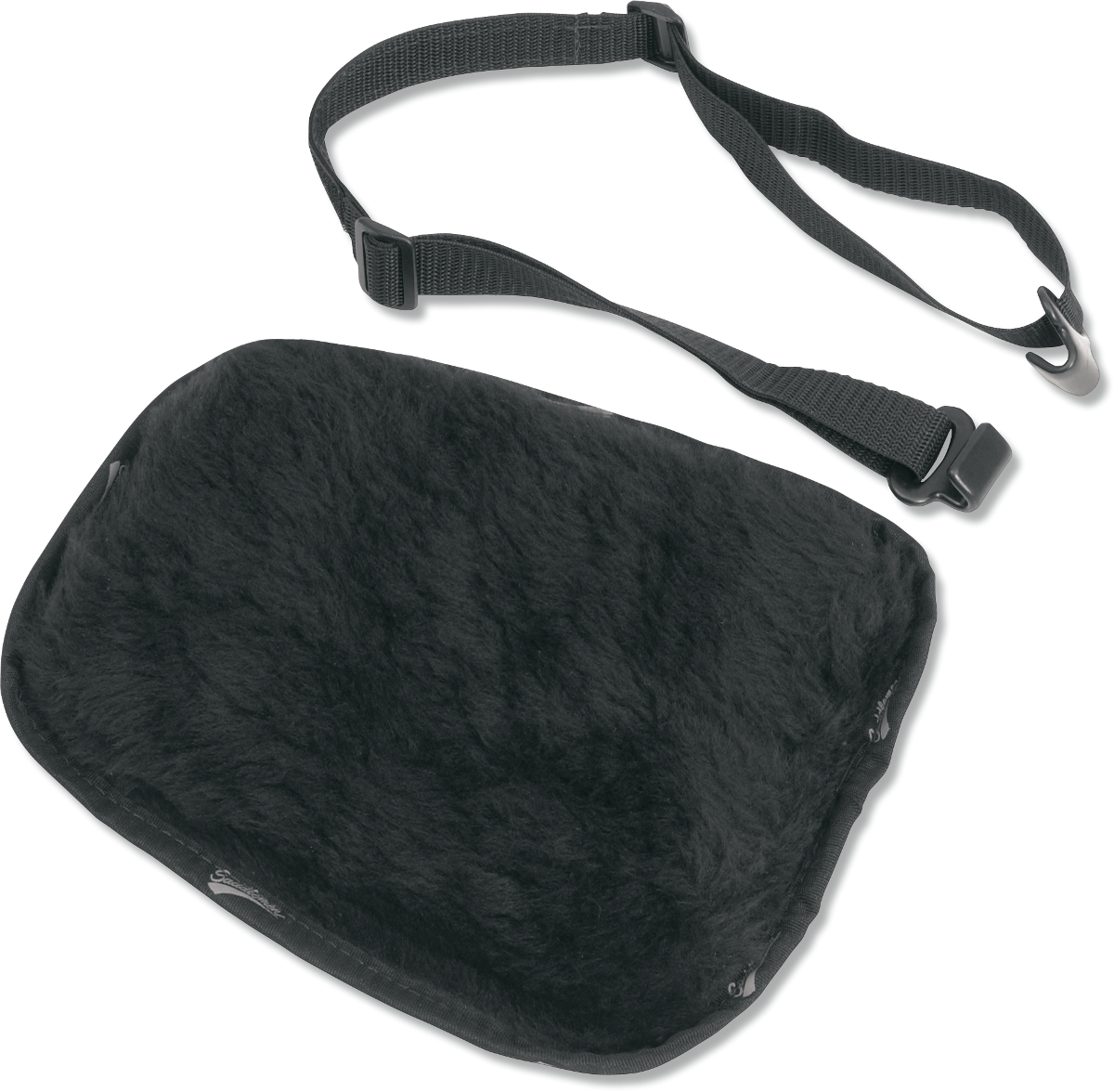 SADDLEMEN Pad - Seat - Breathable Fleece - Medium - Black