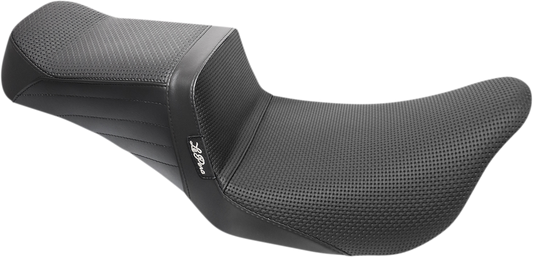 LE PERA Tailwhip Seat - Basketweave - Black - Touring '08-'23