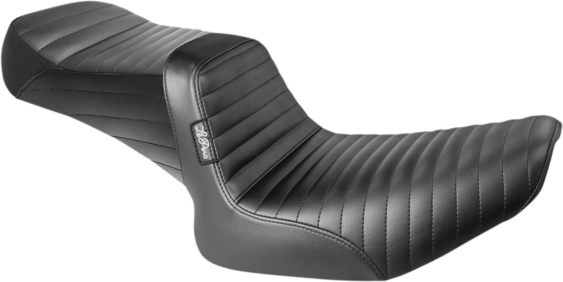LE PERA Tailwhip Seat - Pleated - Black - Touring '08-'23
