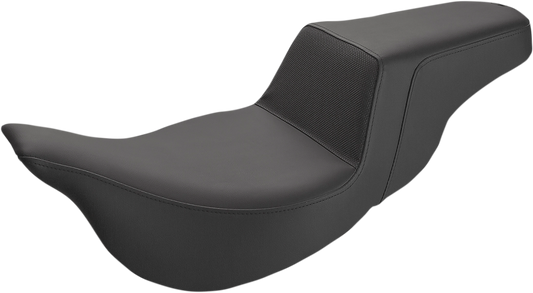 SADDLEMEN Step-Up Seat - Gripper - Black - Touring '08-'24