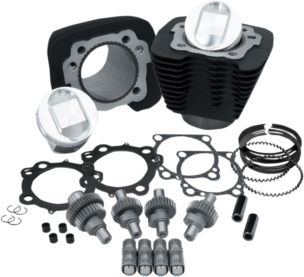 S&S CYCLE Hooligan Engine Performance Kit -1250cc - Black