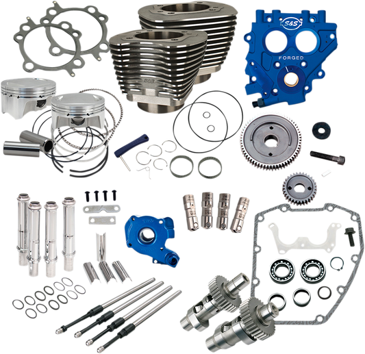 S&S CYCLE 100" Power Package Performance Kit - Gear Drive - Black