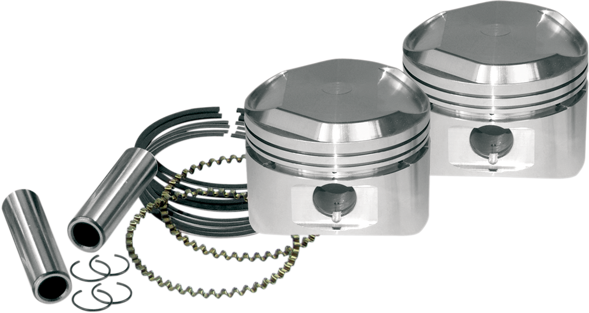 S&S CYCLE Piston Kit - for S&S Super Stock Cylinder Heads - XL 1200 - Standard