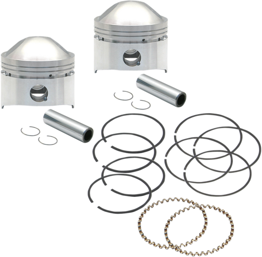 S&S CYCLE Piston Kit - High Compression - 74" Stock Motor - Standard