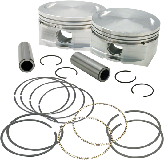 S&S CYCLE Piston Kit - for 97" Big Bore Kit - 3.927" - +.010