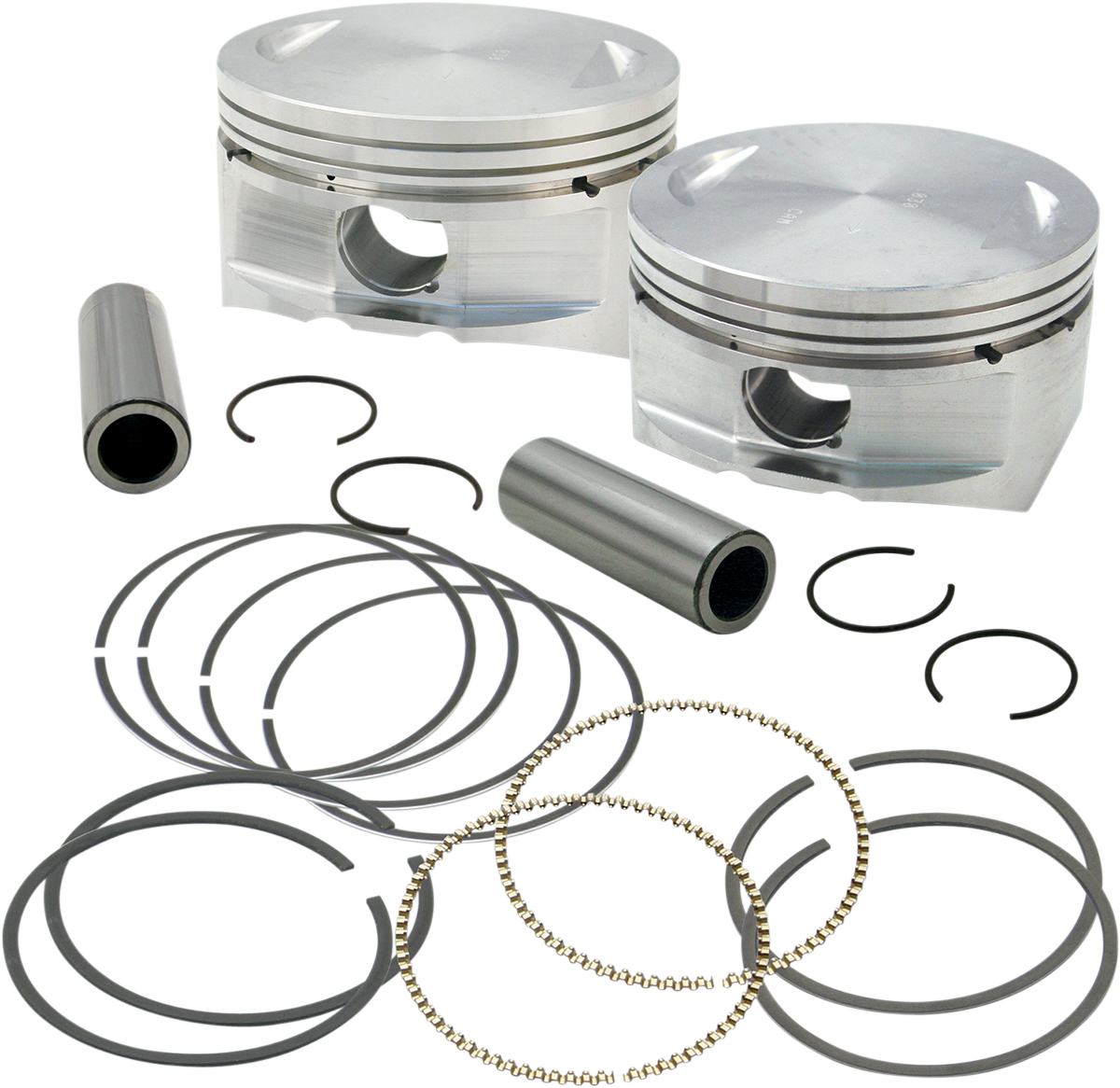 S&S CYCLE Piston Kit - for 106" Big Bore Kit - 3.927" - +.010