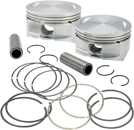 S&S CYCLE Piston Kit - for 106" Big Bore Kit - 3.927" - +.010