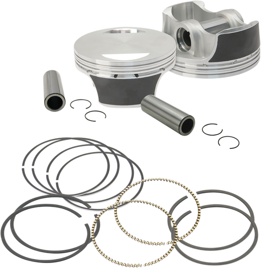 S&S CYCLE Piston Kit - for 106" Big Bore Kit - 3.927" - Standard