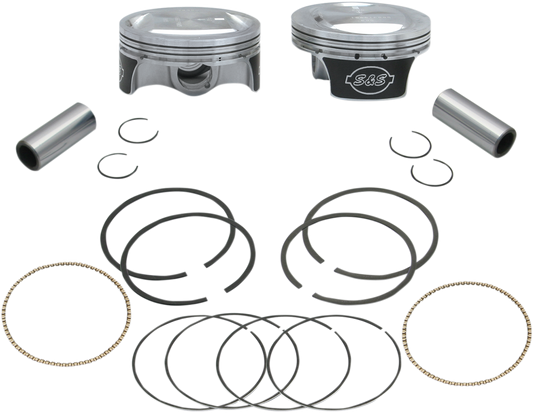 S&S CYCLE Piston Kit - for 103" Hot Set Up Kit - 3.875" - +.005