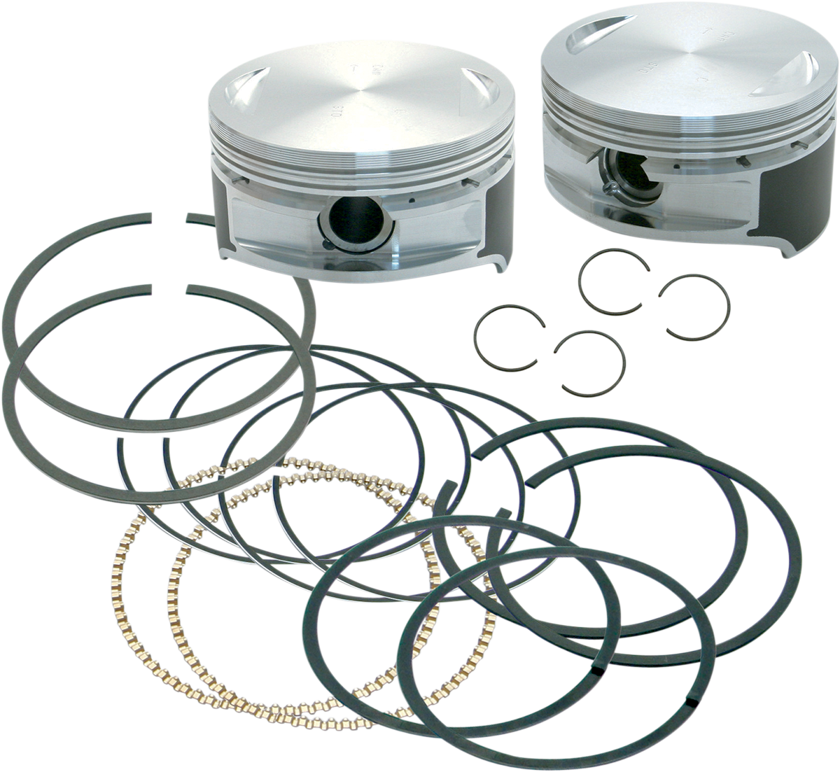 S&S CYCLE Piston Kit - for 106" Stroker Kit - Standard