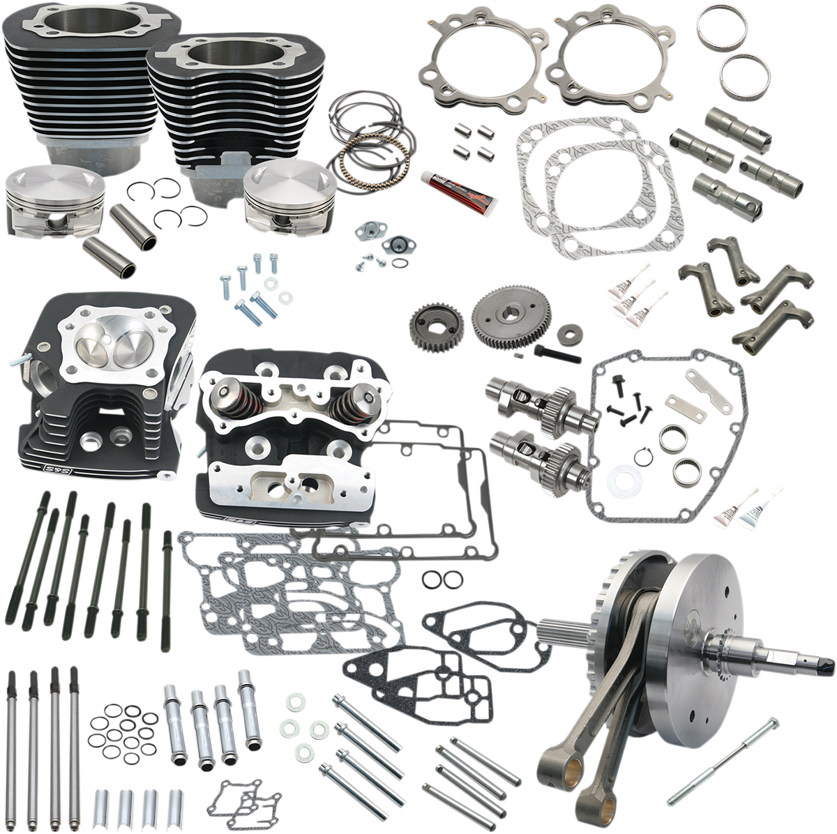 S&S CYCLE 124" Hot Set Up Engine Performance Kit - Black