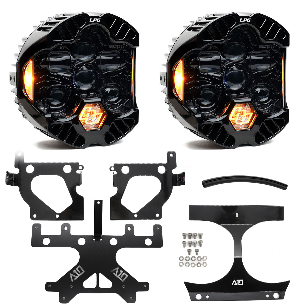 A10 Moto 15–23 HD Road Glide Baja Designs DOT LP6 Lighting Combo Kit