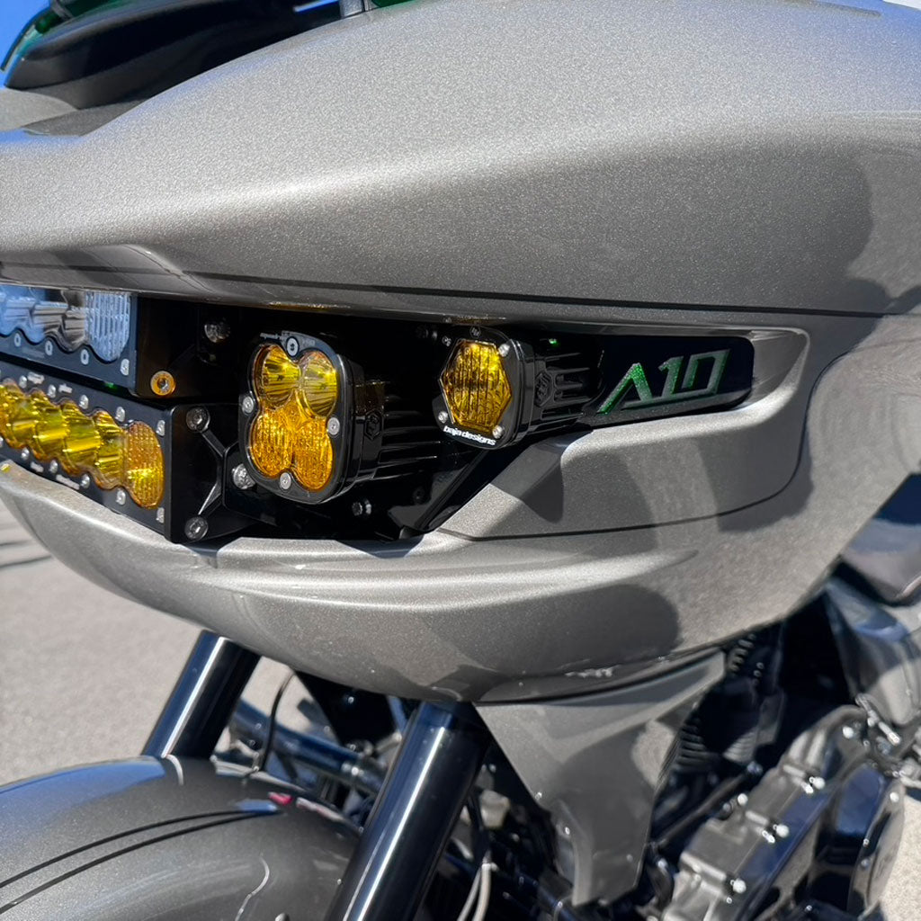 A10 Moto 2023.5+ Road Glide BAJA DESIGNS ONX-6 Bar Lighting Bracket