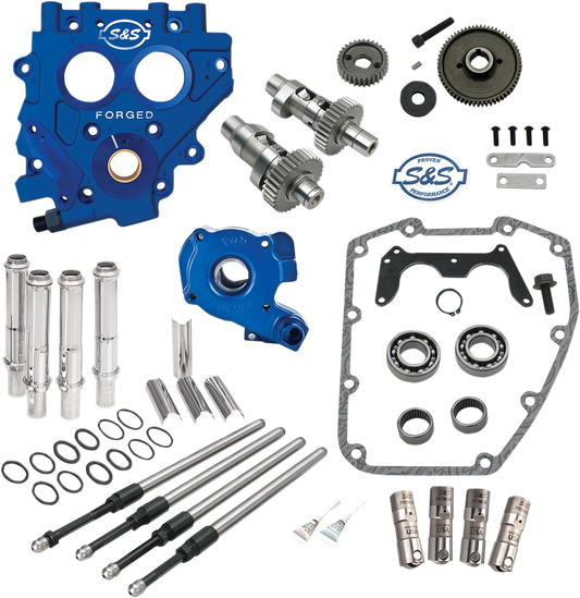 S&S CYCLE Cam Chest with Plate Kit - 551GE - Easy Start Cams - Twin Cam