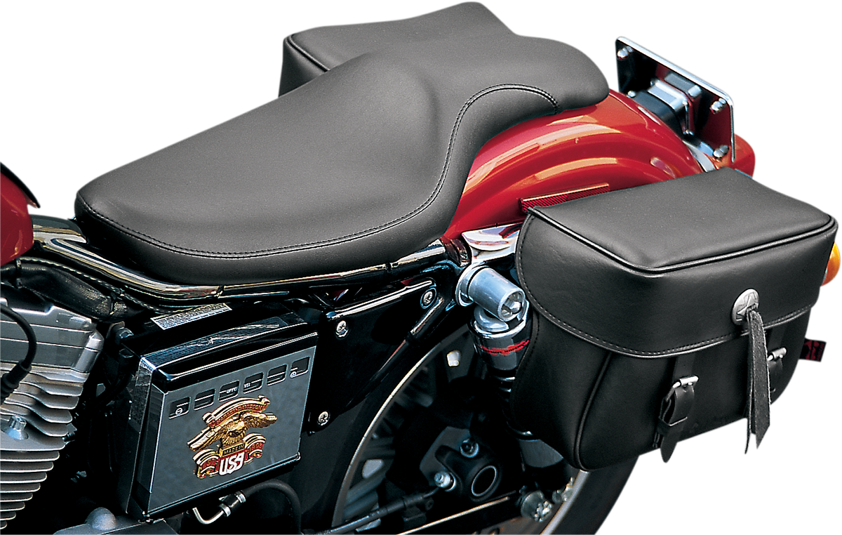 SADDLEMEN Seat - Profiler™ - Black - Smooth - Sportster '79-'03
