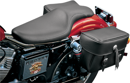 SADDLEMEN Seat - Profiler™ - Black - Smooth - Sportster '79-'03