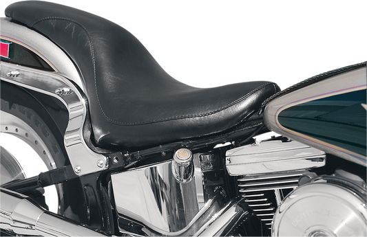SADDLEMEN Seat - Profiler™ - Black - Smooth - Softail '84-'99