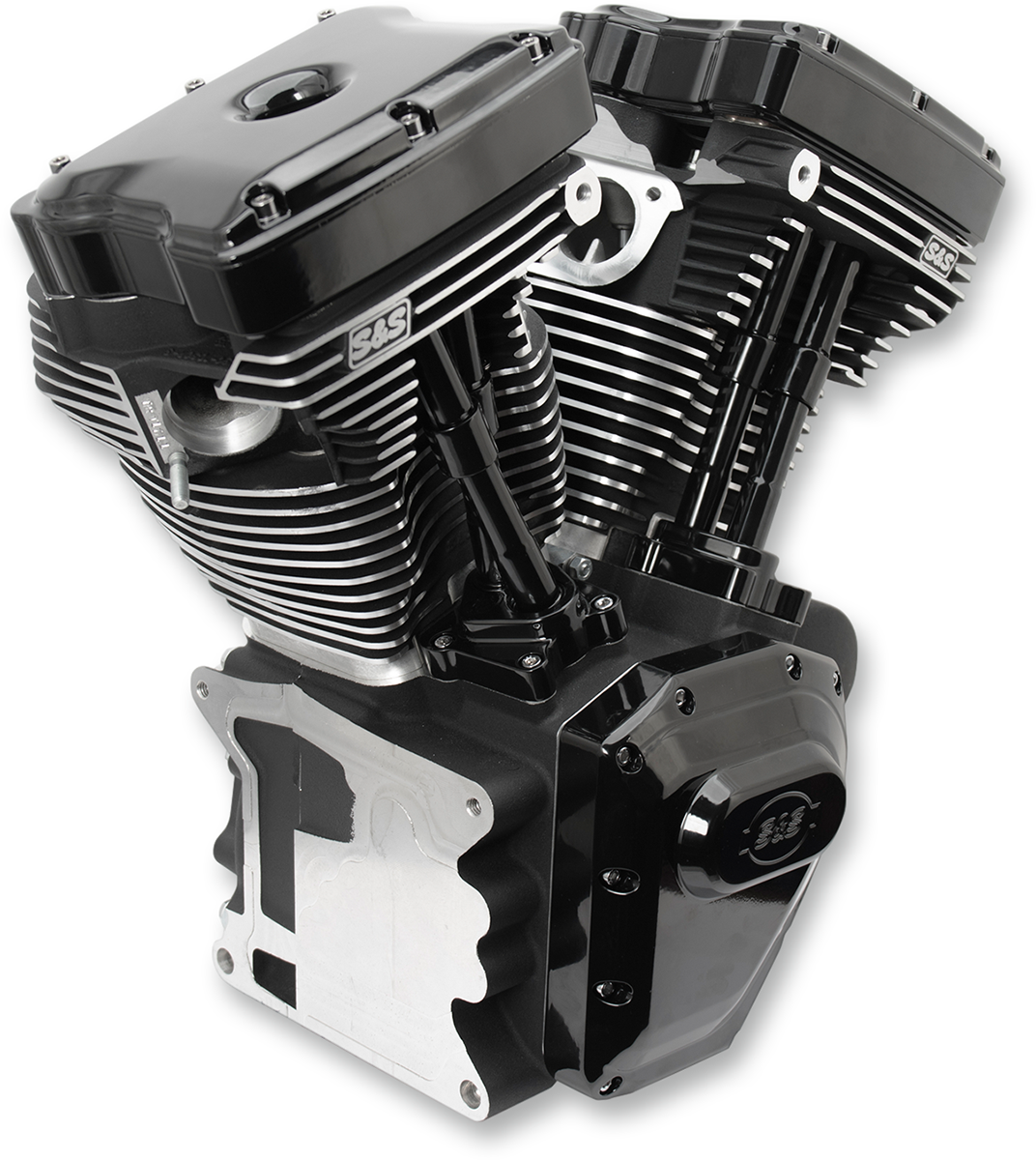 S&S CYCLE T111 Long Block Engine - Black - Touring | Dyna