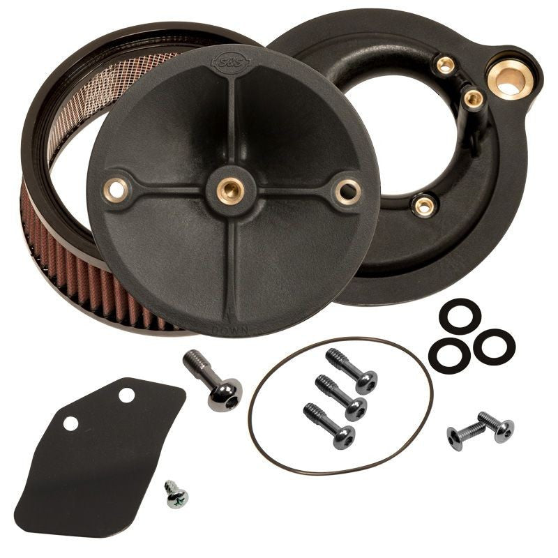S&S CYCLE Stealth Air Cleaner Kit Without Cover for 2017-Up HD® M8 Models
