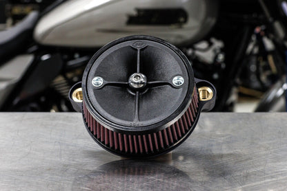 S&S CYCLE Stealth Air Cleaner Kit for 2023-2024 121 CVO M8 Touring Models , 2024 Road Glide and Street Glide