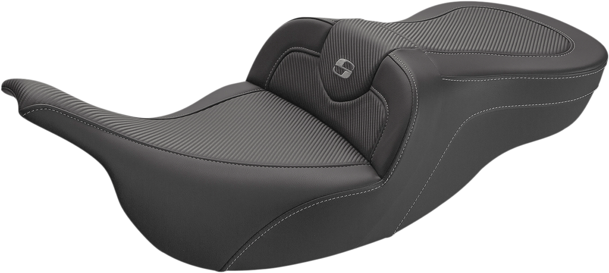 SADDLEMEN Roadsofa™ Seat - Carbon Fiber - without Backrest - Touring '97-'07