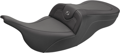 SADDLEMEN Roadsofa™ Seat - Carbon Fiber - without Backrest - Touring '97-'07