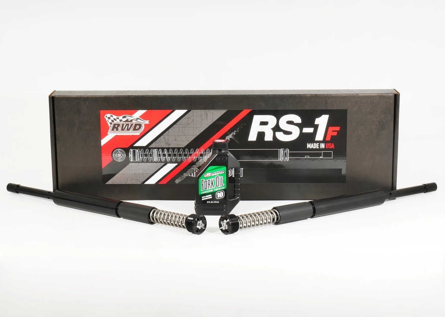 RWD RS-1F Touring +2" Fork Cartridge Kit W/ Extended Tubes 2014 - 2025 Harley Davidson Touring