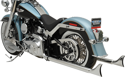 BASSANI XHAUST Fishtail Exhaust - 36" - 2007-2017 Softail Models