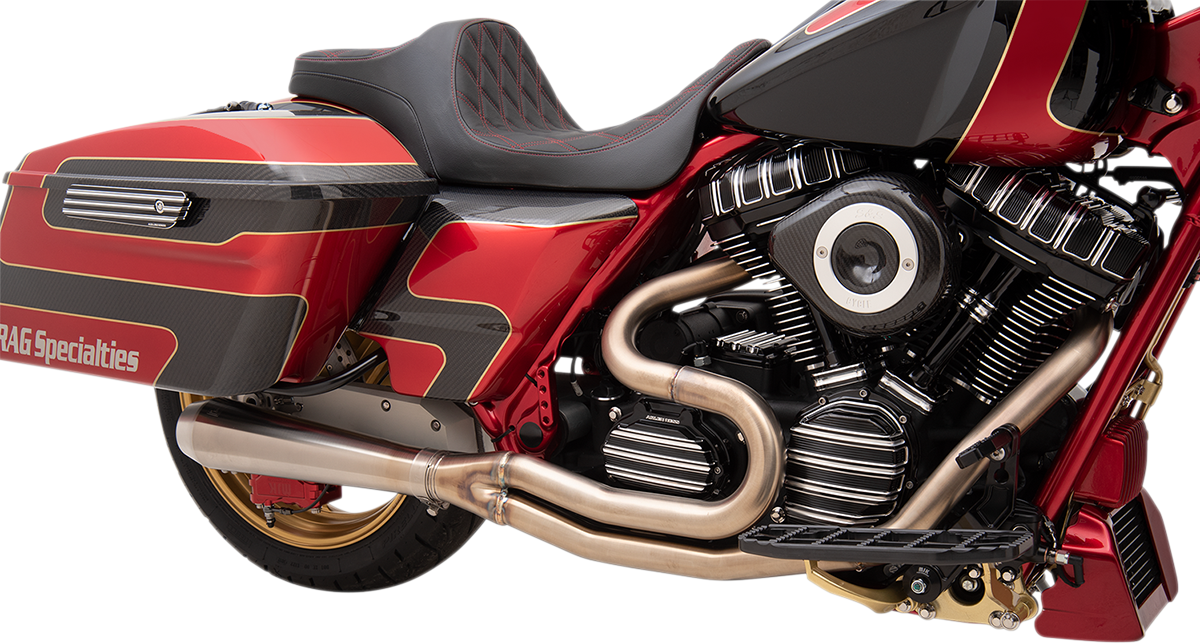 BASSANI XHAUST 2:1 Exhaust - 2017 - 2024 TOURING Stainless