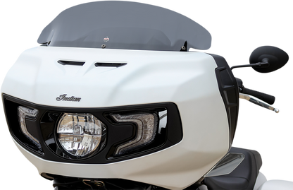 KLOCK WERKS Flare Windshield - 8" - Dark Smoke - Challenger