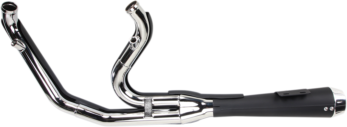 BASSANI XHAUST Road Rage Exhaust - Black - Short - '06-'17 FXD
